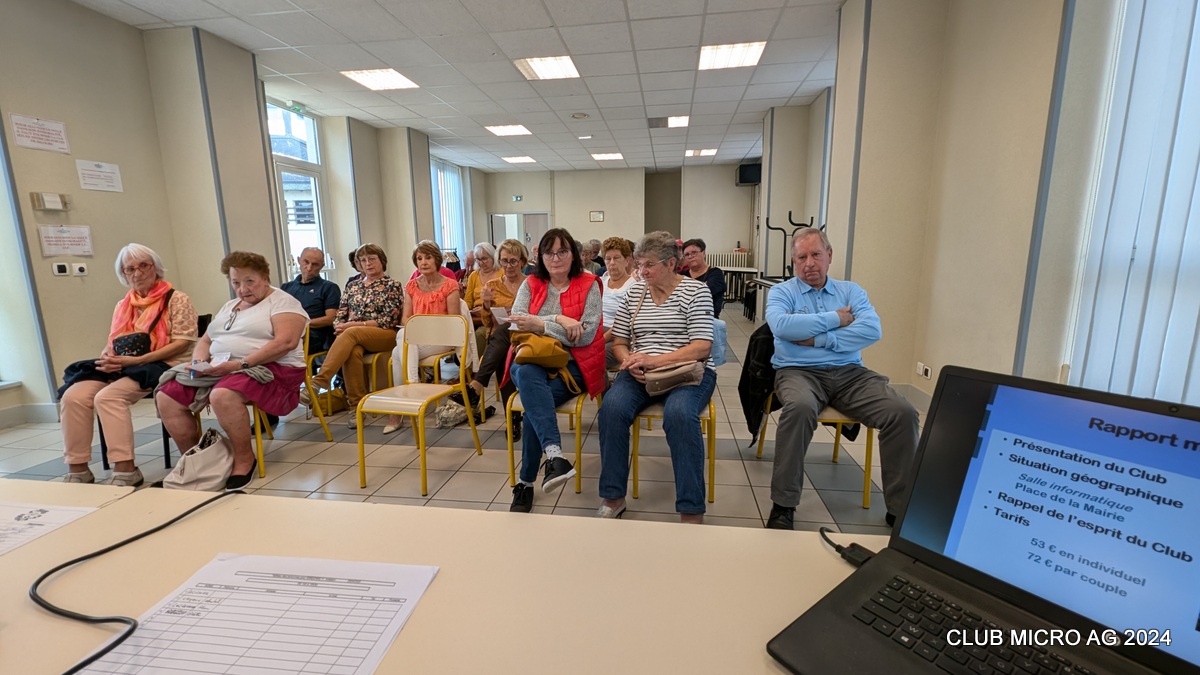 Assemblée générale 2025 – Club Micro Saint-Maur